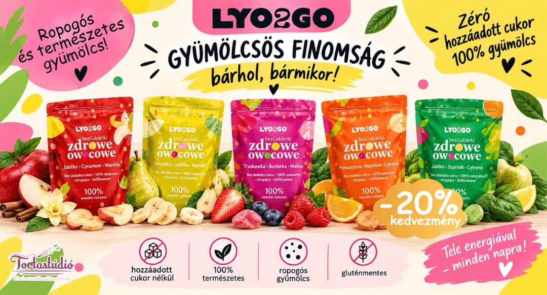 LYO2GO liofilizált gyümölcsök