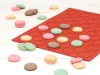 Cake-Masters macaron sütőlap, piros, 35 db