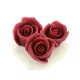 Cake-Masters marcipán rózsák, közepes, bordó, 4 db