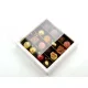 Cake-Masters bonbon doboz, fehér, 145x145 mm