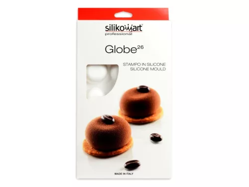 Silikomart szilikon forma, GLOBE, 26