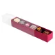 Cake-Masters bonbon doboz, rubinpiros, 6 db-os, 18×3 cm