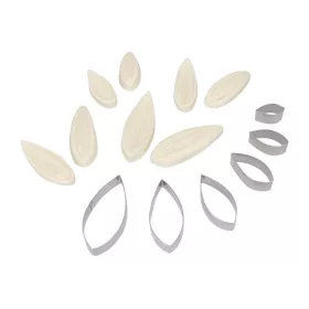 Dekofee kiszúró és erező szett, dália, 5db