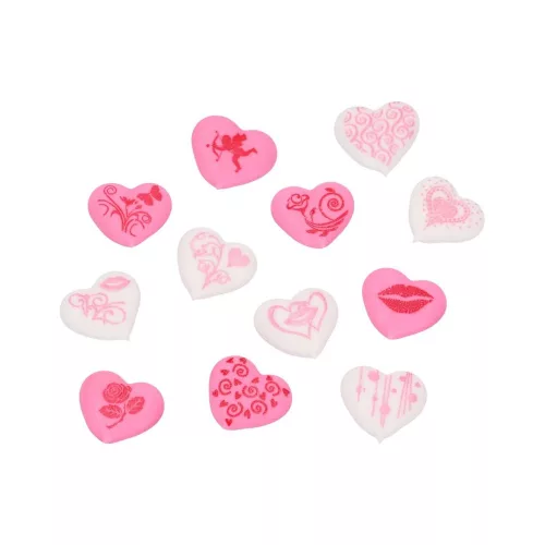 Cake-Masters cukordísz, apró szivek motívumokkal, 24 db