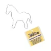 Wilton kiszúró, ló, 6cm