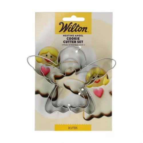 Wilton kiszúró szett, angyal, fém 3 db
