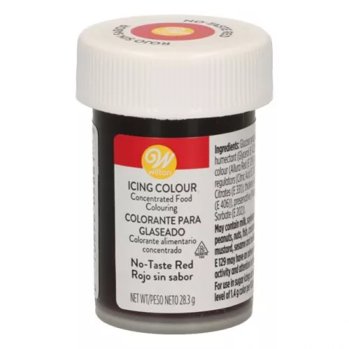 Wilton gél ételfesték, ízmentes piros, 28g