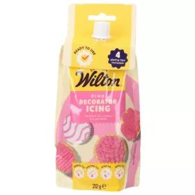 Wilton dekorációs íróka, PINK, 212 g – 4 díszítőfej, kész használatra