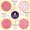 Wilton dekorációs íróka, PINK, 212 g – 4 díszítőfej, kész használatra