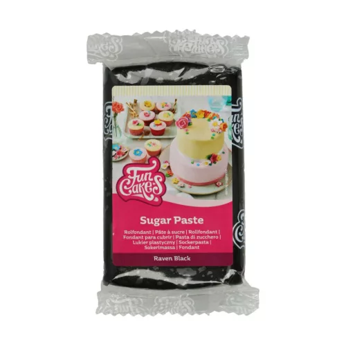 FunCakes fondant, hollófekete, 250g