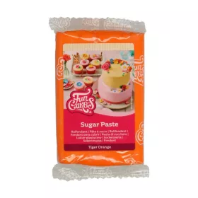 FunCakes fondant fondant, tigris narancssárga, 250g