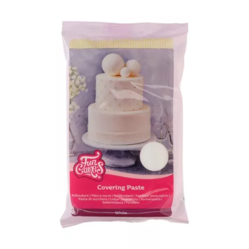 FunCakes fondant bevonó massza, fehér, 500g