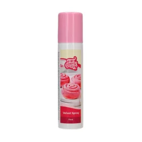   Funcakes bársonyspray, növényi zsírral, rózsaszín, 100 ml