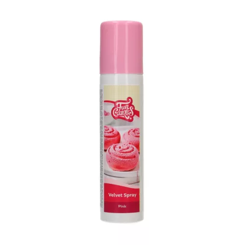 Funcakes bársonyspray, növényi zsírral, rózsaszín, 100 ml