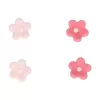 FunCakes cukordísz, apró virág, rózsaszín, 64 db