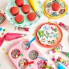 FunCakes cukordísz, apró virág, rózsaszín, 64 db