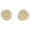 FunCakes ehető rózsadekoráció, fondant, fehér, 6 db