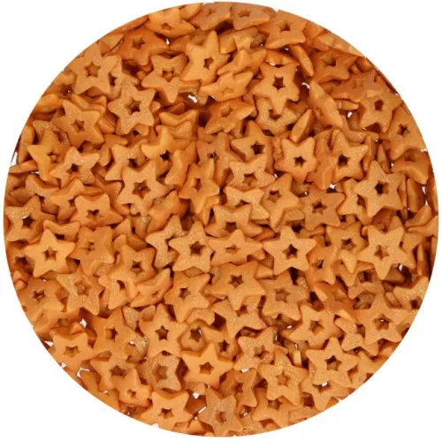FunCakes szórógyöngy, nyitott csillag, arany, 60g