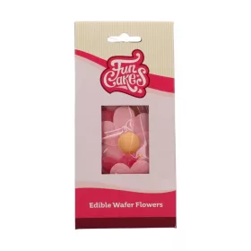 FunCakes ehető ostyavirág, rózsaszín, 8 db