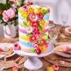 FunCakes ehető ostyavirág, rózsaszín, 8 db
