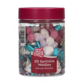 FunCakes 3D szórócukor, Csodás Hableány, 70g