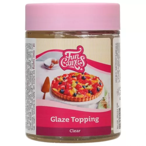 Funcakes tükörglazúr, színtelen, 375g