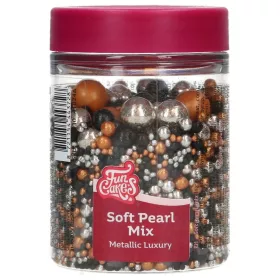 Funcakes szórógyöngy mix, metál luxushatás, 80g