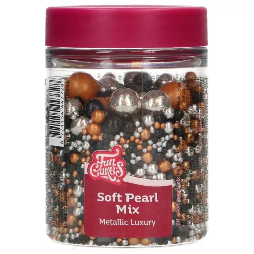 Funcakes szórógyöngy mix, metál luxushatás, 80g