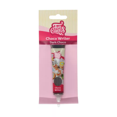 Funcakes csokoládé íróka, étcsokoládé, 25g