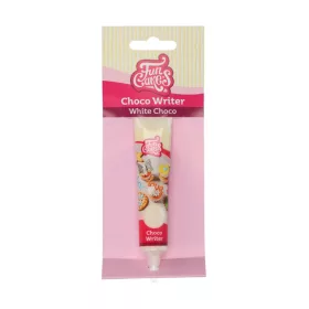 Funcakes csokoládé íróka, fehércsokoládé, 25g