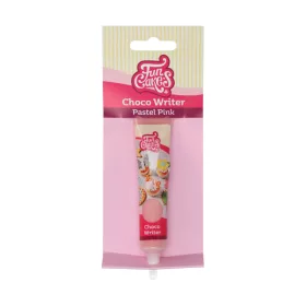 Funcakes csokoládé íróka, pasztell rózsaszín, 25g