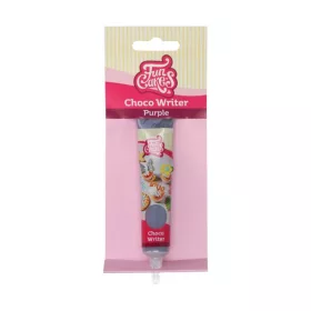 Funcakes csokoládé íróka, lila, 25g