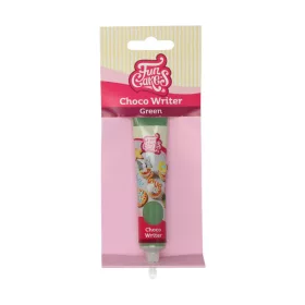 Funcakes csokoládé íróka, zöld, 25g