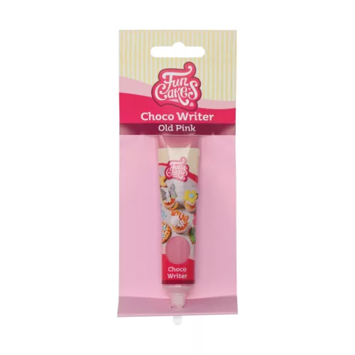 Funcakes csokoládé íróka, fáradt rózsaszín, 25g