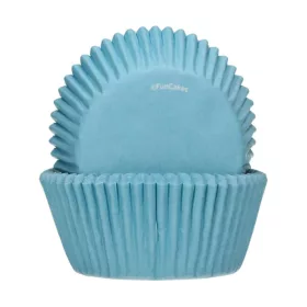 FunCakes muffin sütőpapír, világoskék, 48db