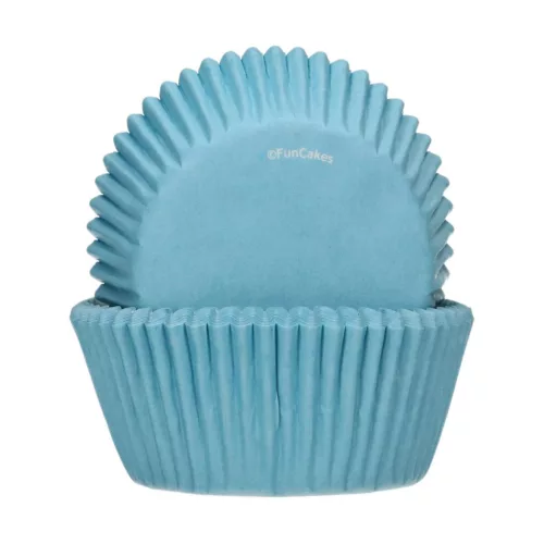 FunCakes muffin sütőpapír, világoskék, 48db