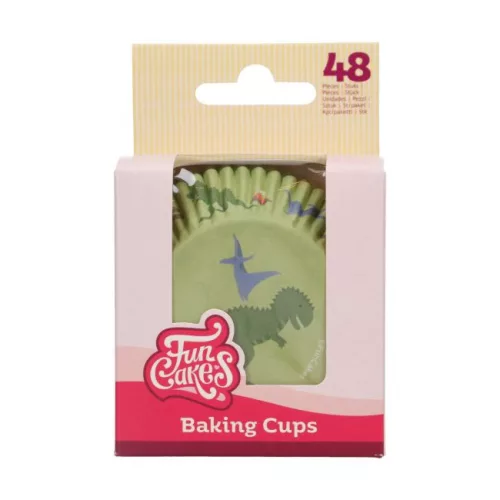 FunCakes muffin papír, dínós, 48 db