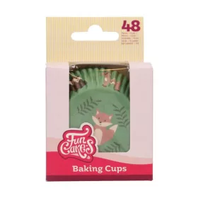 FunCakes muffin papír, erdei állatos, 48 db