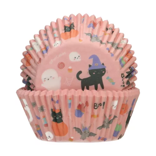 FunCakes muffin papír, cuki Halloween, 48 db