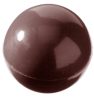 Chocolate World bonbon forma, polikarbonát, félgömb, 27,5x13,5cm