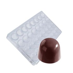   Chocolate World bonbon forma, polikarbonát, klasszikus, KUPOLA, 27,5x13,5cm