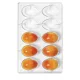Decora polikarbonát bonbon forma, mini tojás, 27,5×17,5cm