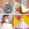 Decora Barbie szoknya sütőforma, alumínium, 18,5×14,8 cm