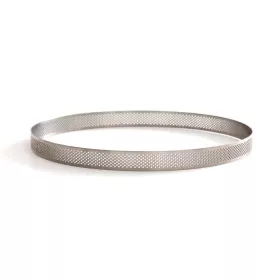 Decora tarte, perforált, kör, rozsdamentes acél, 15 cm