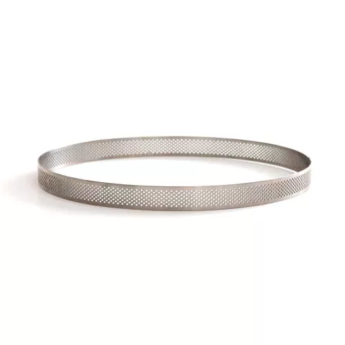 Decora tarte, perforált, kör, rozsdamentes acél, 15 cm
