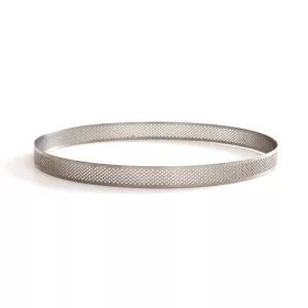 Decora tarte, perforált, kör, rozsdamentes acél, 18 cm