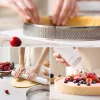 Decora tarte, perforált, kör, rozsdamentes acél, 20 cm