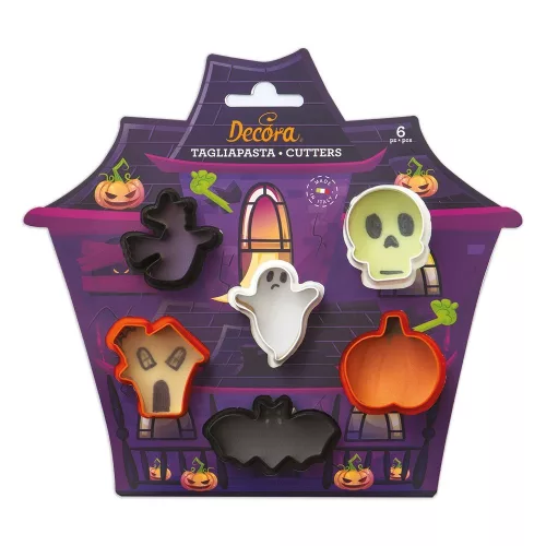 Decora mini kiszúró szett, Halloween, 6 db-s