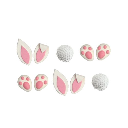 Decora cukordísz, készíts nyuszit, 10db