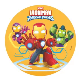 Dekora Marvel Ironman és Fantasztikus Barátai ostyalap, 20cm